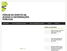Tablet Screenshot of informacaopublica.org.br